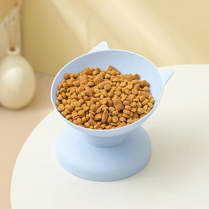 Double Cat Food Bowl Set