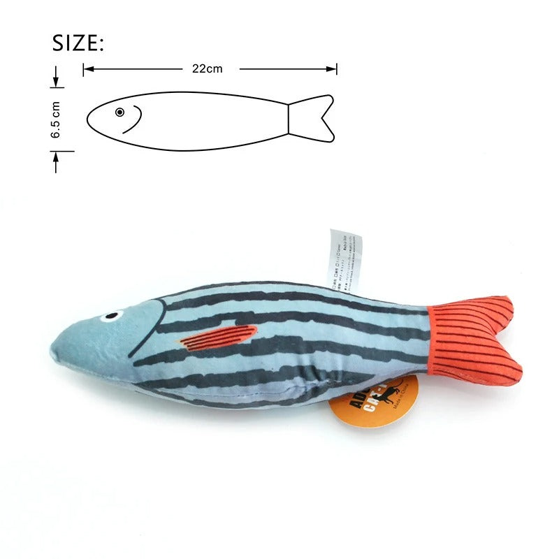 Fun Interactive Catnip Toy Fish