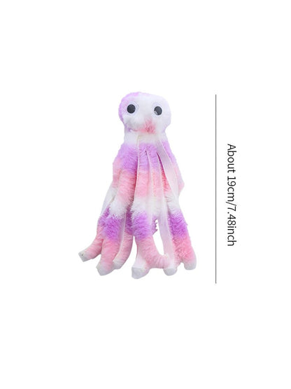 Fun Octopus Kitten Teaser Toy