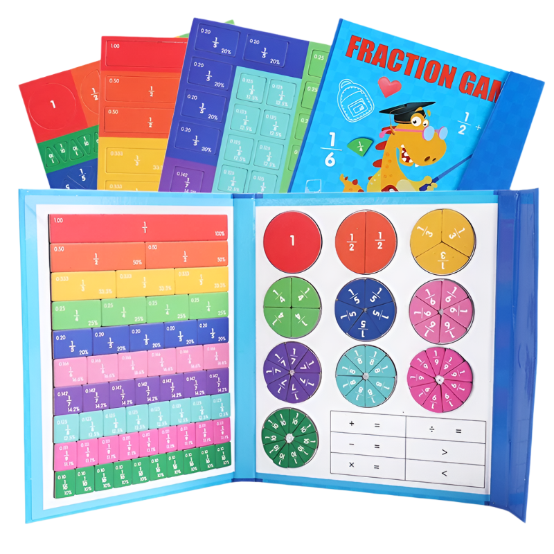 Fun Math Learning Fraction Game for Kids - Befez