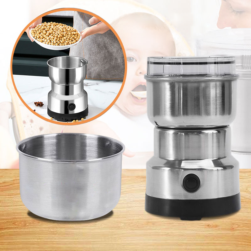 Compact Electric Spice and Coffee Mill Grinder