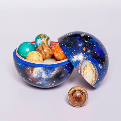 Fun Interactive Wooden Planet Toy