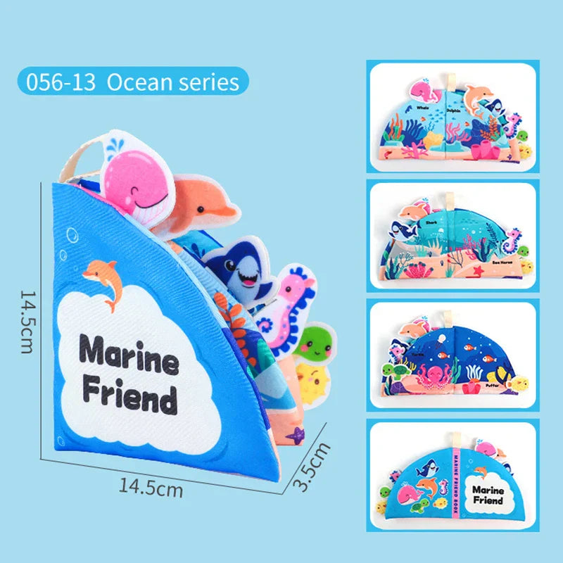 Befez | Sensory Baby Book - Interactive Touch & Feel Toy