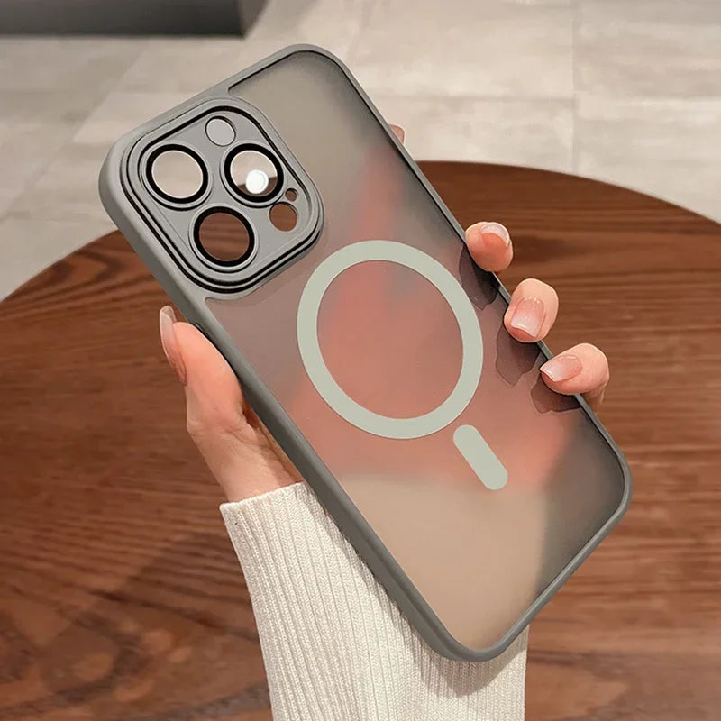 Tough Slim Magnetic Phone Case with Shockproof Magsafe Cover