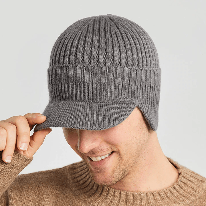 Warm Thermal Beanie with Ear Warmers