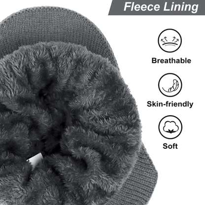 Warm Thermal Beanie with Ear Warmers