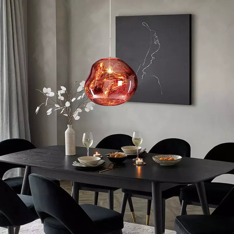 Beautiful Glass Pendant Light Fixture