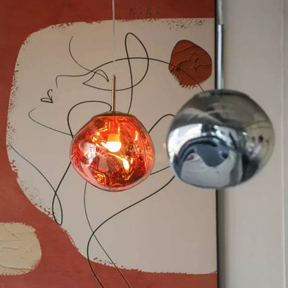 Beautiful Glass Pendant Light Fixture
