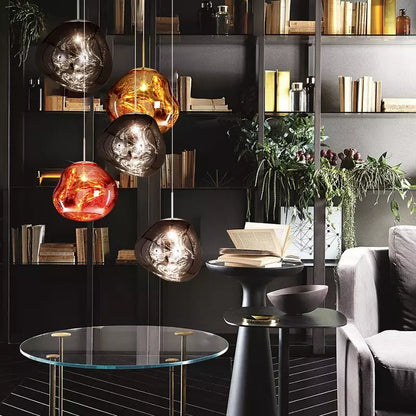 Beautiful Glass Pendant Light Fixture