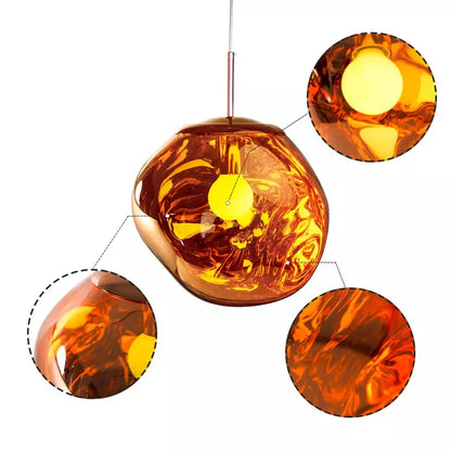 Beautiful Glass Pendant Light Fixture