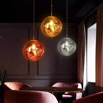 Beautiful Glass Pendant Light Fixture