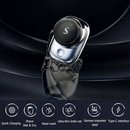 Compact Mens Rechargeable Razor