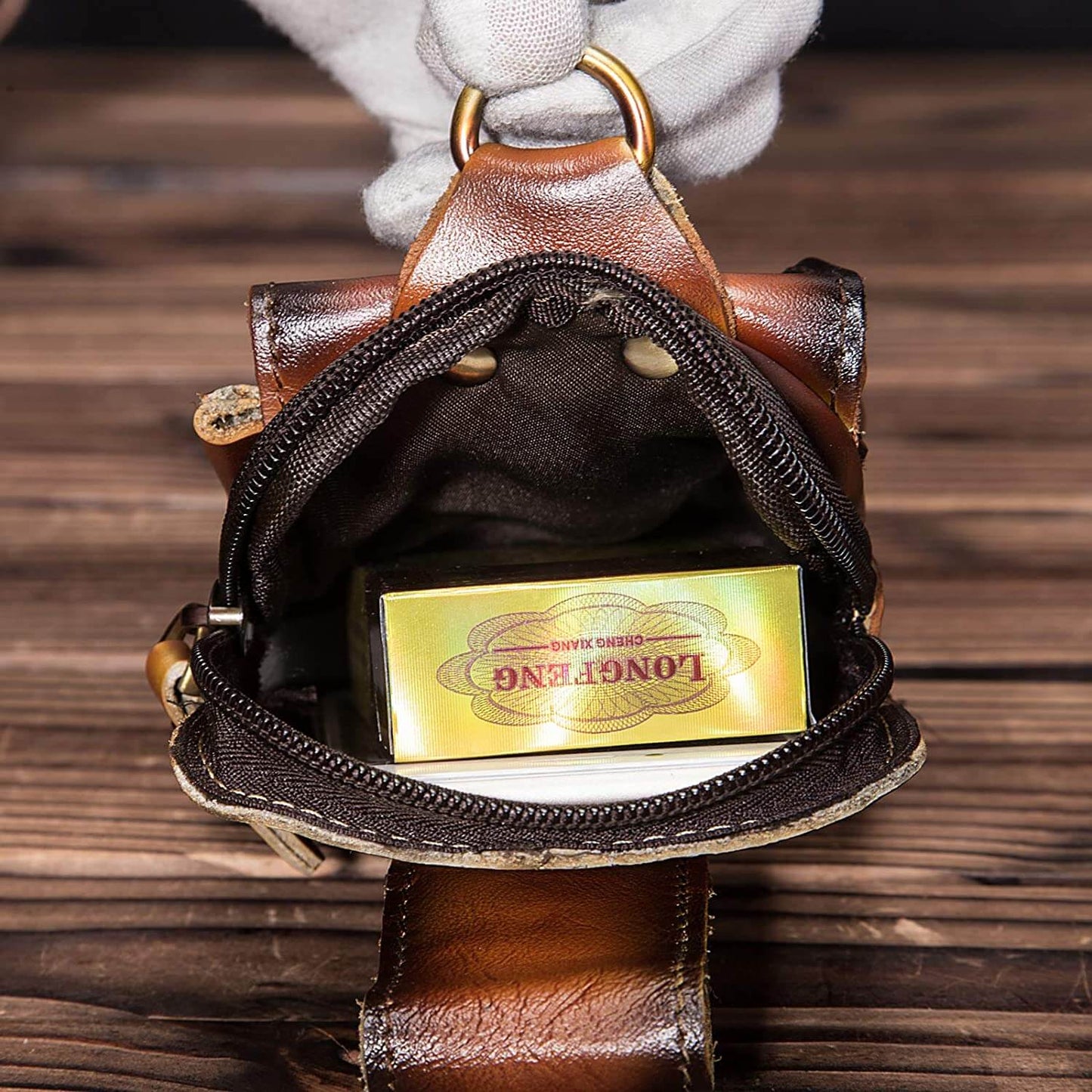 Real Leather Mens Waist Bag