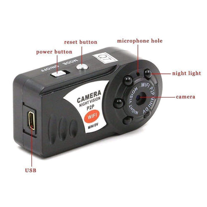 Compact Night Vision Camcorder with Motion Detection