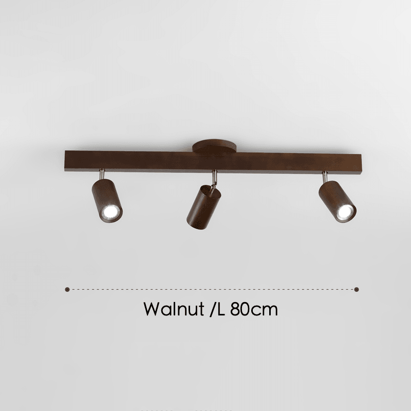 Rustic Wood Pendant Light Adjustable Ceiling Lamp