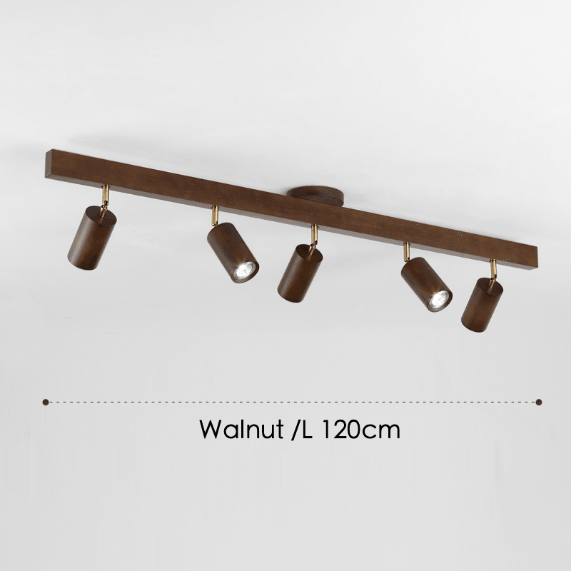 Rustic Wood Pendant Light Adjustable Ceiling Lamp