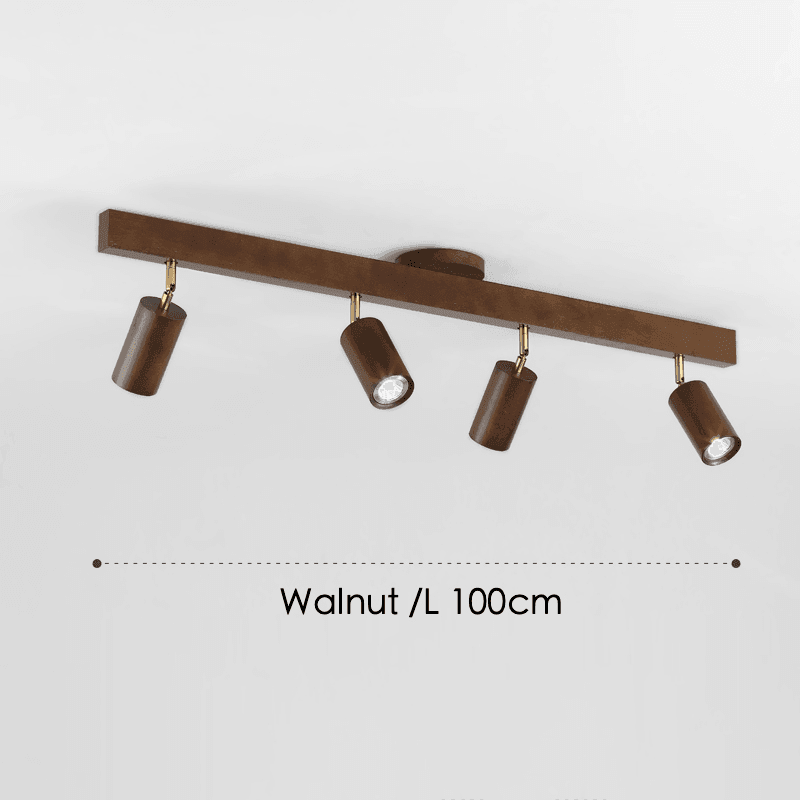 Rustic Wood Pendant Light Adjustable Ceiling Lamp