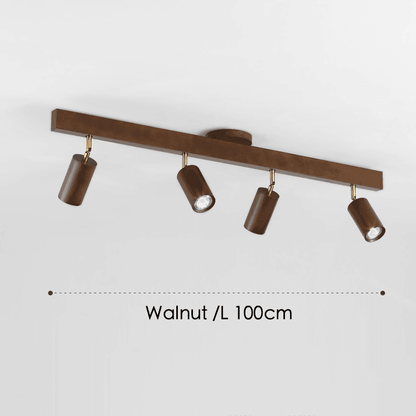 Rustic Wood Pendant Light Adjustable Ceiling Lamp
