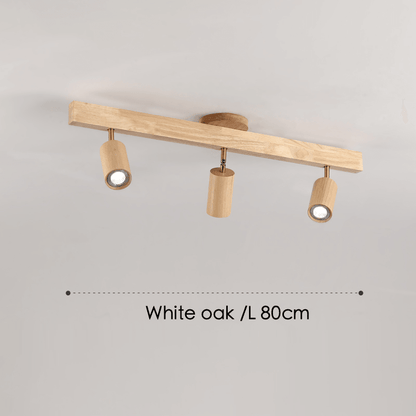 Rustic Wood Pendant Light Adjustable Ceiling Lamp