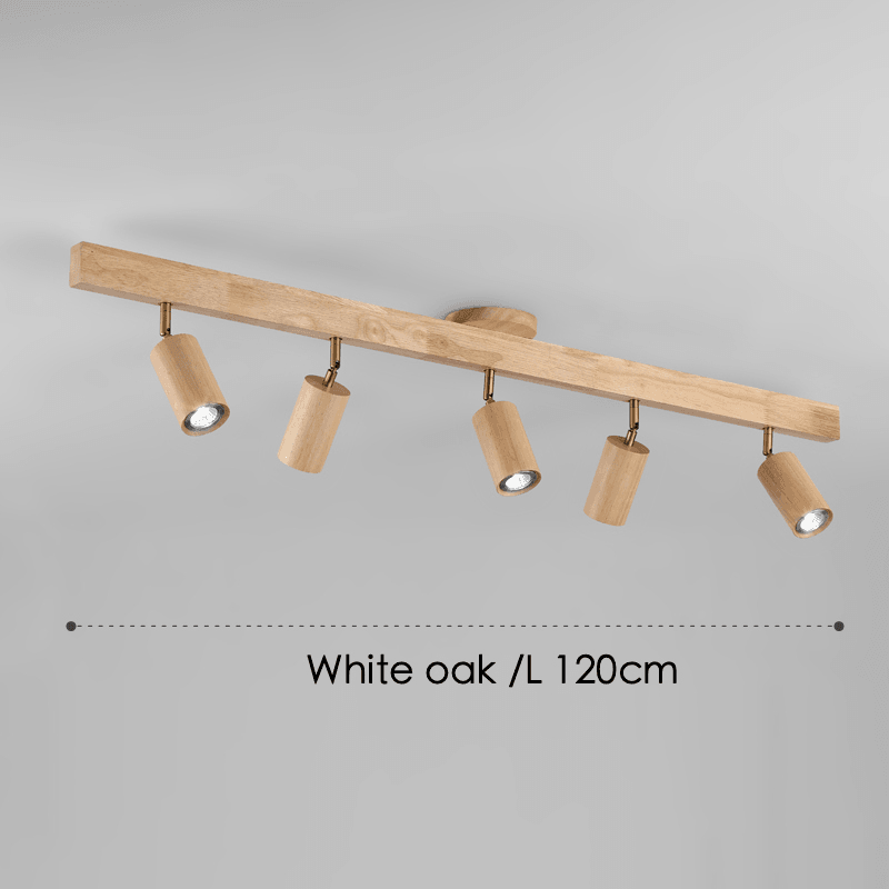Rustic Wood Pendant Light Adjustable Ceiling Lamp