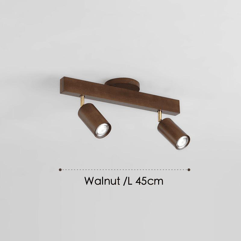 Rustic Wood Pendant Light Adjustable Ceiling Lamp