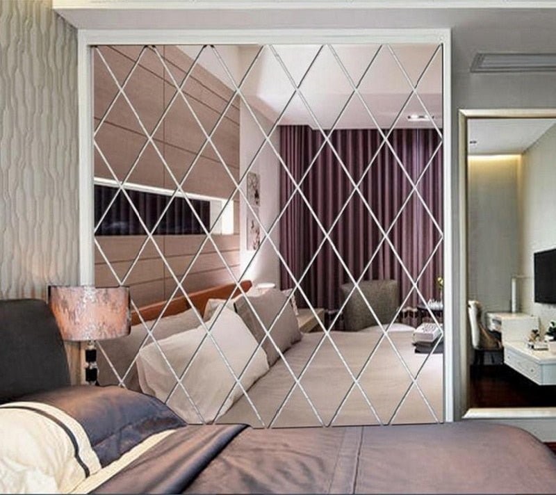 Modern 3D Wall Mirror Decals