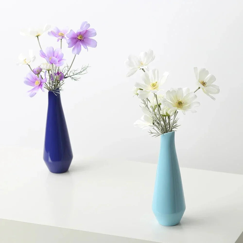Stylish White Ceramic Decorative Vase