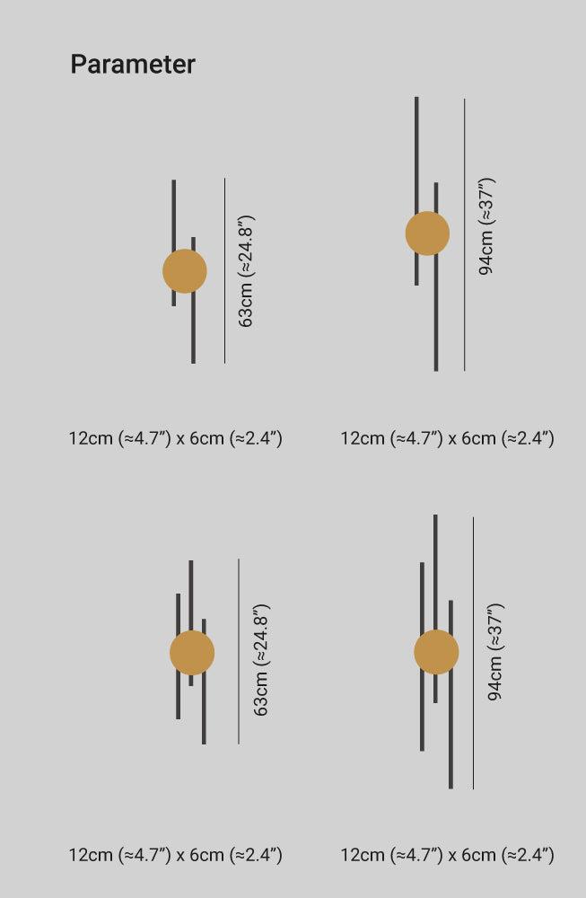 Contemporary Metal LED Wall Lamp - Befez