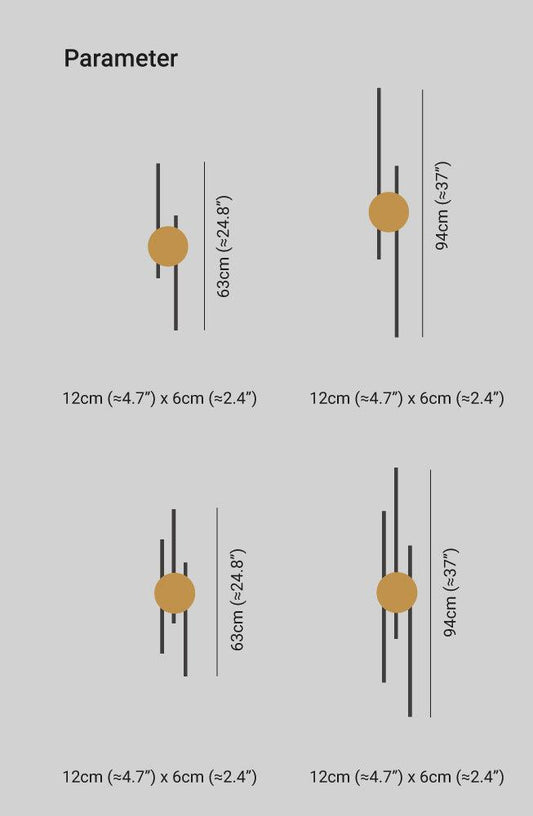 Contemporary Metal LED Wall Lamp - Befez