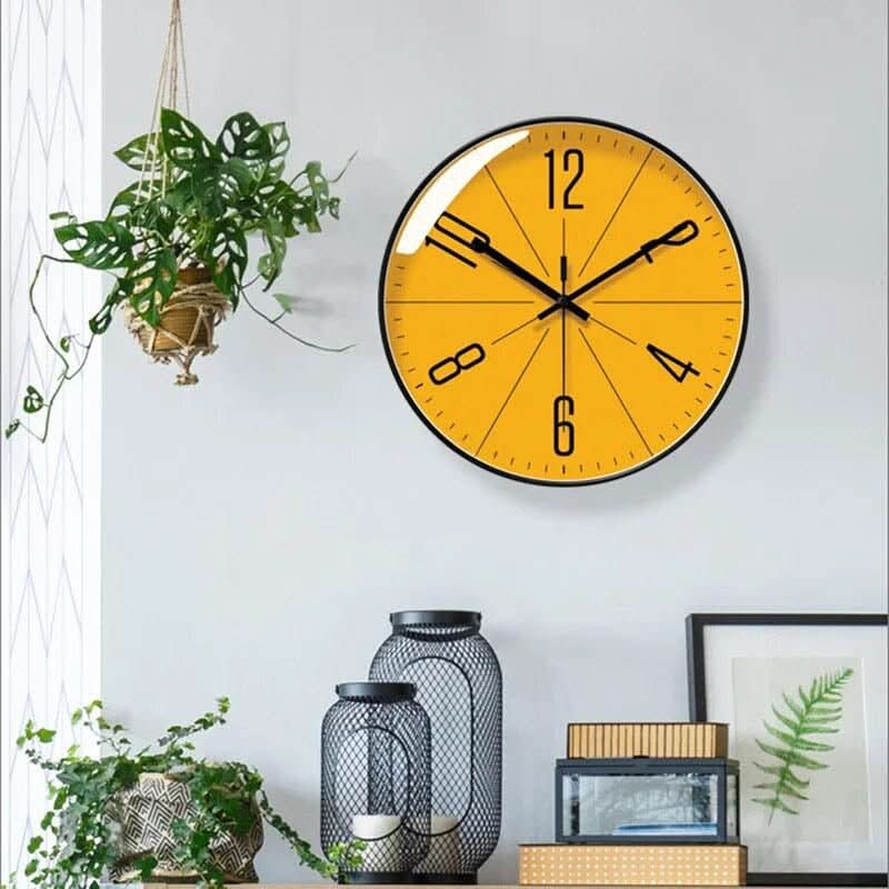 Slim Modern Wall Clock with Quiet Quartz Movement - Befez