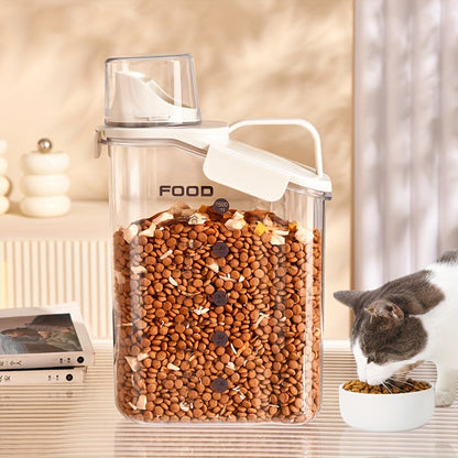 Airtight Pet Food Storage with Measuring Cup