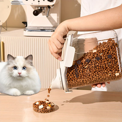 Airtight Pet Food Storage with Measuring Cup