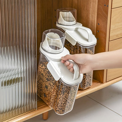 Airtight Pet Food Storage with Measuring Cup