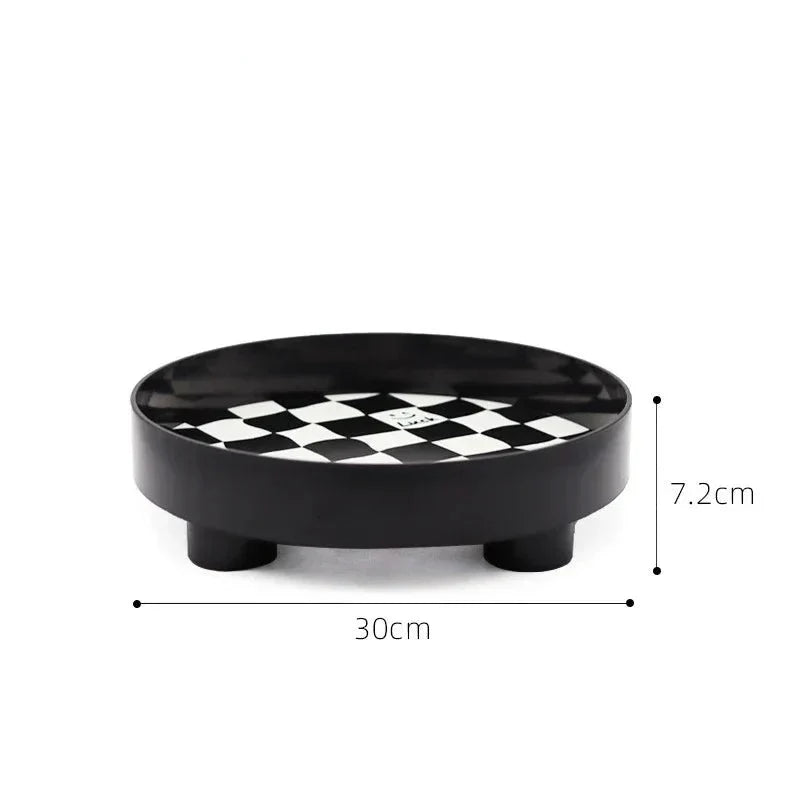 Simple Black Chess Board Storage Box