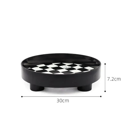 Simple Black Chess Board Storage Box