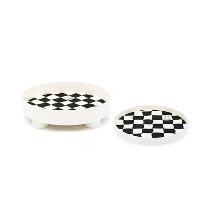 Simple Black Chess Board Storage Box
