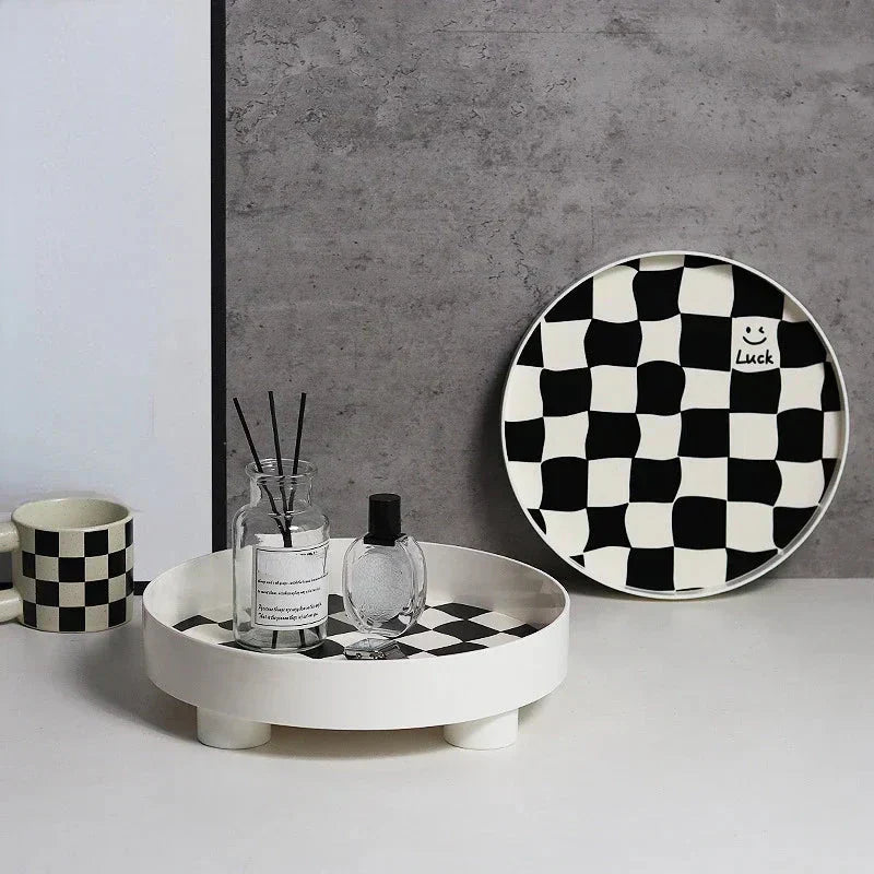 Simple Black Chess Board Storage Box