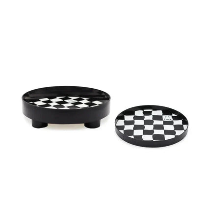 Simple Black Chess Board Storage Box