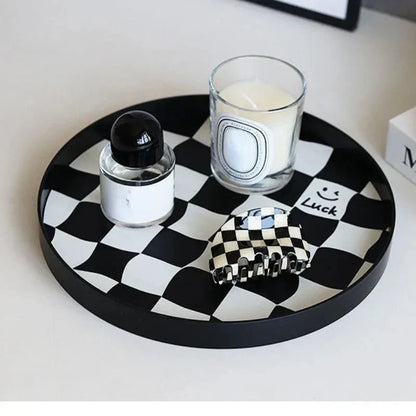 Simple Black Chess Board Storage Box