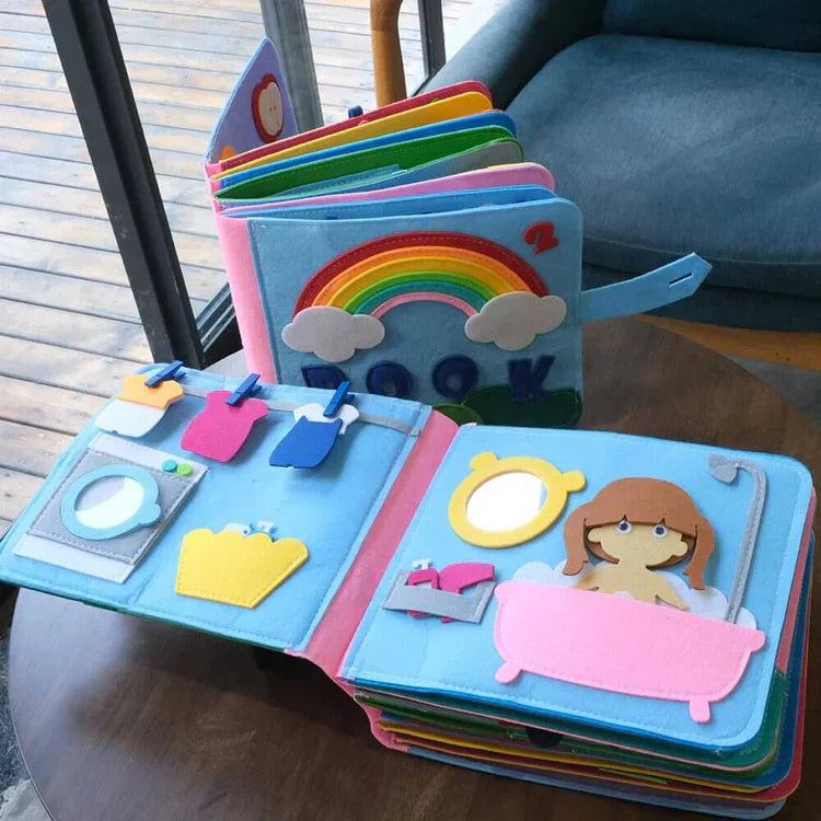 Educational Kids Felt Learning Book Set - Befez