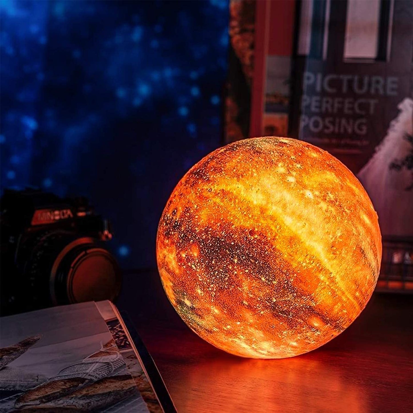 Befez | Moonbright Lamp - Soft Glow Starry Night Table Lamp