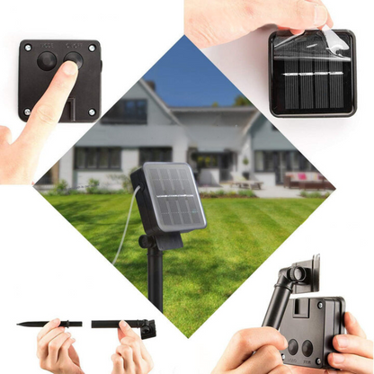 Colorful Outdoor Solar Powered String Lights