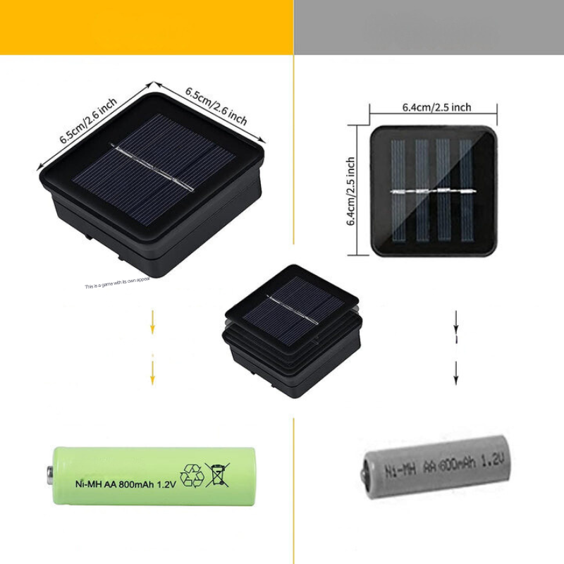 Colorful Outdoor Solar Powered String Lights