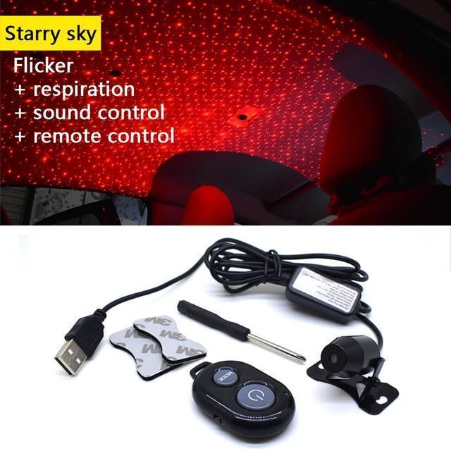 Colorful Night Sky Car Lamp