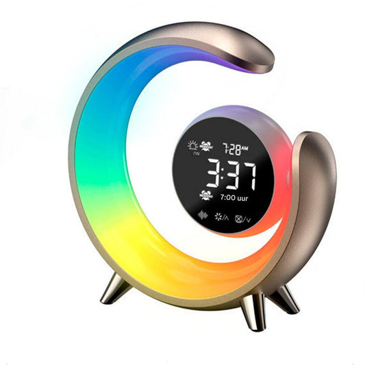 Colorful LED Night Lamp with Alarm Clock - Befez