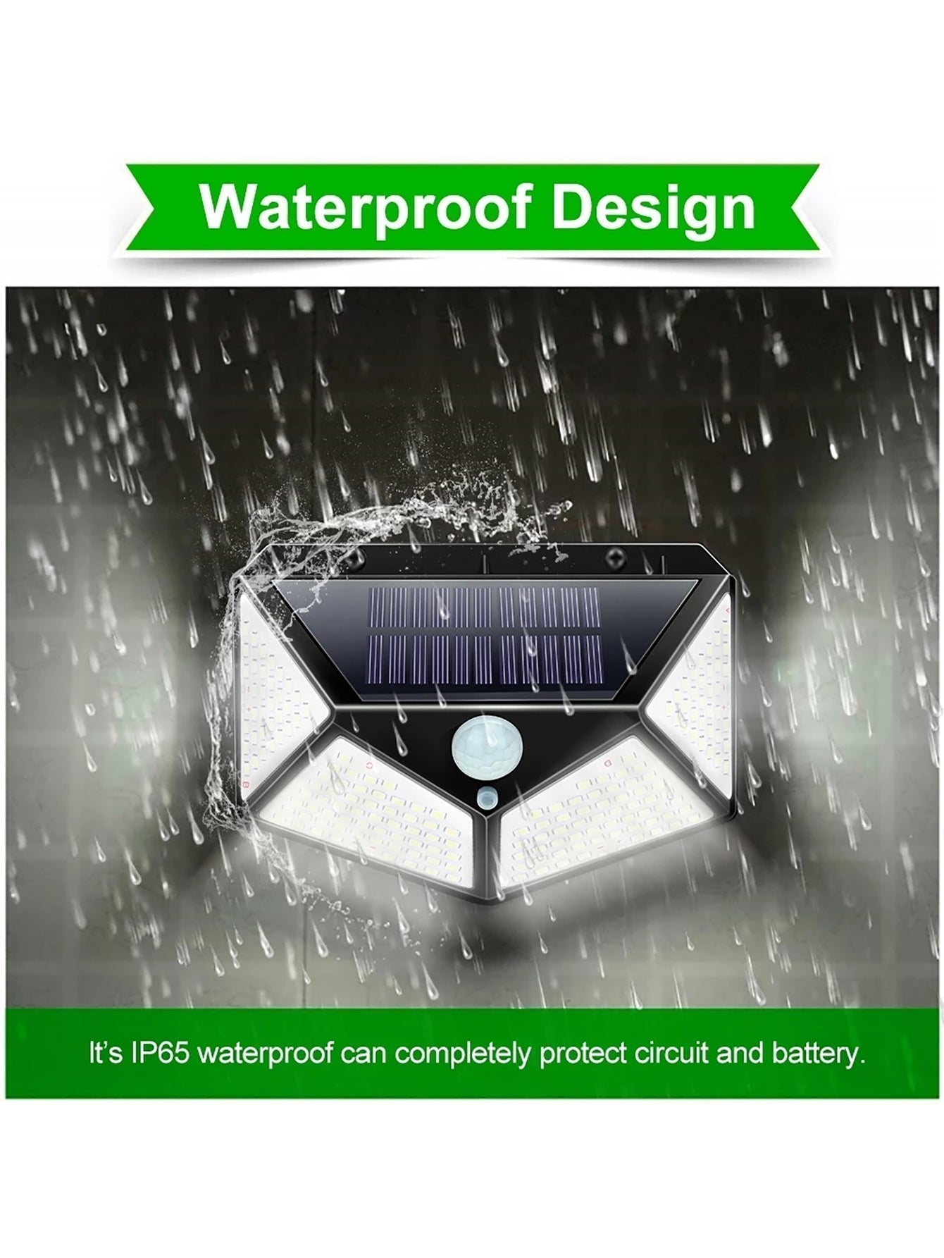 Outdoor Solar Powered Motion Lamp