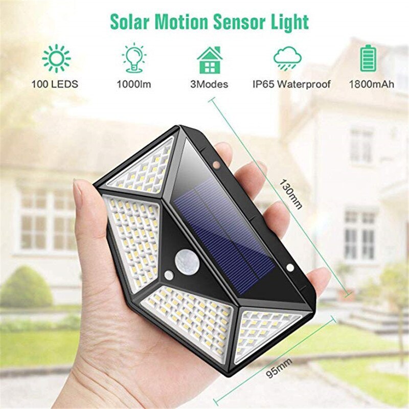 Outdoor Solar Powered Motion Lamp