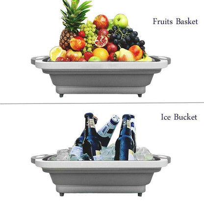 Practical Kitchen Cutting Board Basket