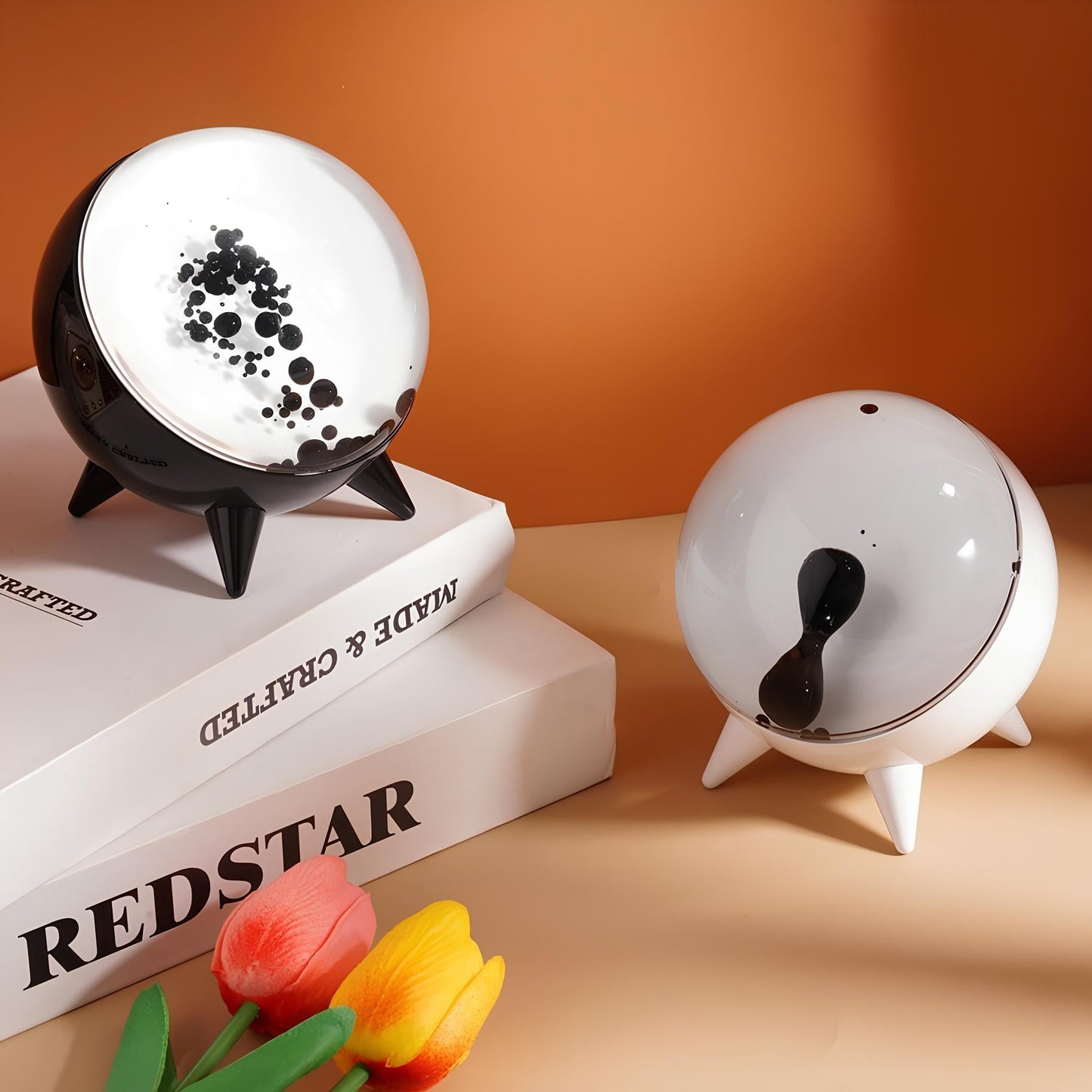 Colorful Sound Sensitive Ferrofluid Lamp