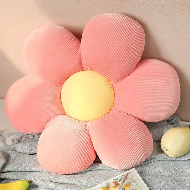 Soft Floral Patterned Chair Cushion